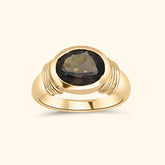 Eva Smoky Statement ring