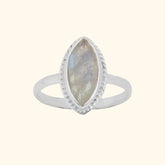 Moonstone Milly Marquise ring